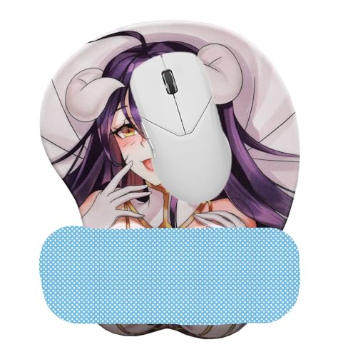 Fonyellpad Overlord Albedo Reizvolles Karikatur-Mädchen 3D große Silikon-Handgelenk-Rest-Stützmausunterlage-Matten-Spiel Mousepad Anime Gaming Mauspad Fonyellpad Overlord Albedo Reizvolles Karikatur-Mädchen 3D große Silikon-Handgelenk-Rest-Stützmausunterlage-Matten-Spiel Mousepad Anime Gaming Mauspad von Fonyellpad