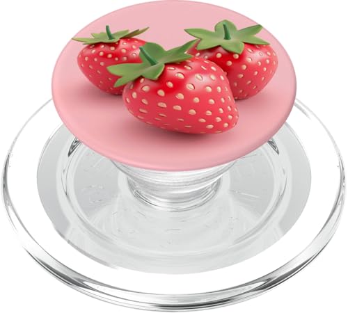 Erdbeeren Rosa PopSockets PopGrip für MagSafe Erdbeeren Rosa PopSockets PopGrip für MagSafe von Food Lover Accessoires