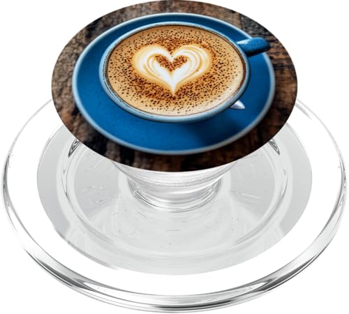 Kaffee Latte Art Herz PopSockets PopGrip für MagSafe von Food Lover Accessoires