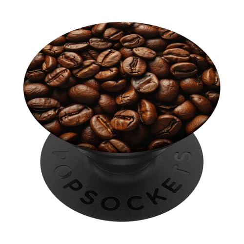 Kaffeebohnen Kaffeetasse PopSockets Klebender PopGrip Kaffeebohnen Kaffeetasse PopSockets Klebender PopGrip von Food Lover Accessoires