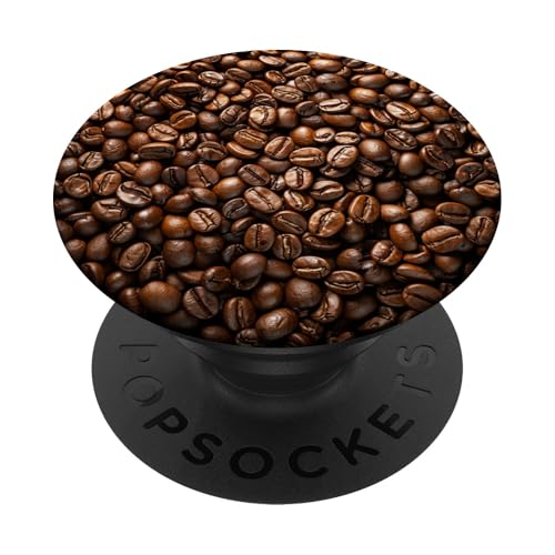 Kaffeebohnen Kaffeetasse PopSockets Klebender PopGrip Kaffeebohnen Kaffeetasse PopSockets Klebender PopGrip von Food Lover Accessoires