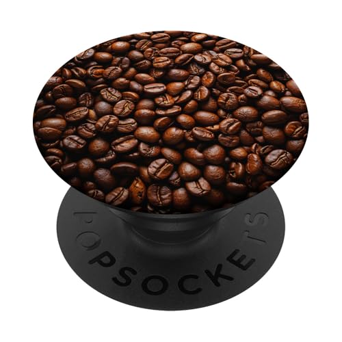 Kaffeebohnen Kaffeetasse PopSockets Klebender PopGrip Kaffeebohnen Kaffeetasse PopSockets Klebender PopGrip von Food Lover Accessoires