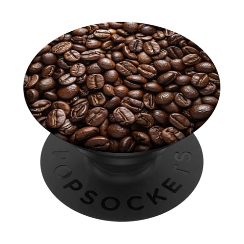 Kaffeebohnen-Muster PopSockets Klebender PopGrip Kaffeebohnen-Muster PopSockets Klebender PopGrip von Food Lover Accessoires
