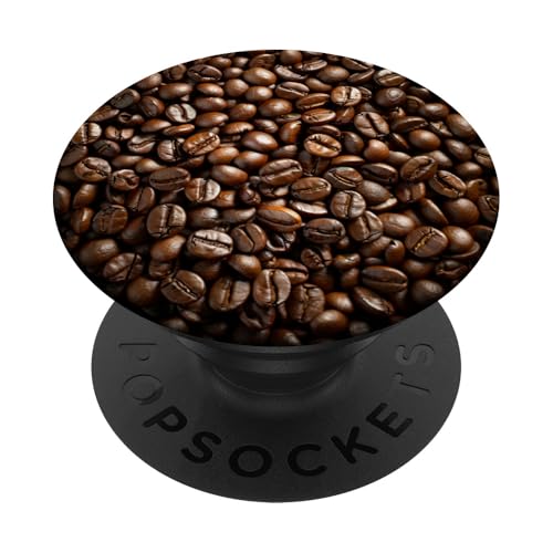 Kaffeebohnen-Muster PopSockets Klebender PopGrip Kaffeebohnen-Muster PopSockets Klebender PopGrip von Food Lover Accessoires