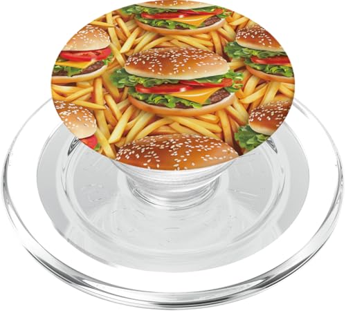 Knusprig gesalzene goldene Pommes Frites leckere Kartoffelspalten PopSockets PopGrip für MagSafe Knusprig gesalzene goldene Pommes Frites leckere Kartoffelspalten PopSockets PopGrip für MagSafe von Food Lover Accessoires