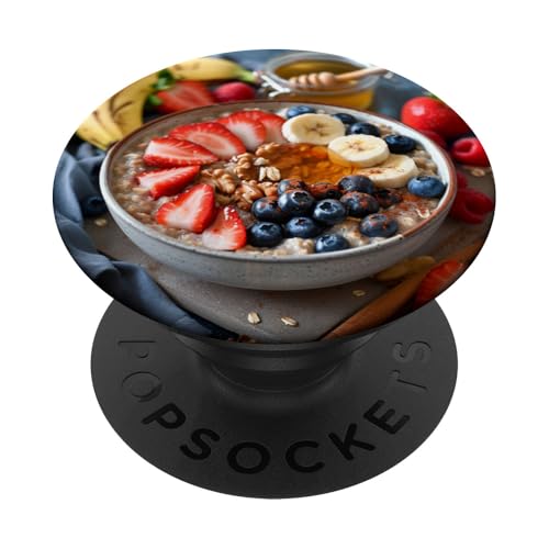 Müslischale Frühstück für morgendliche Essensliebhaber PopSockets Klebender PopGrip Müslischale Frühstück für morgendliche Essensliebhaber PopSockets Klebender PopGrip von Food Lover Accessoires