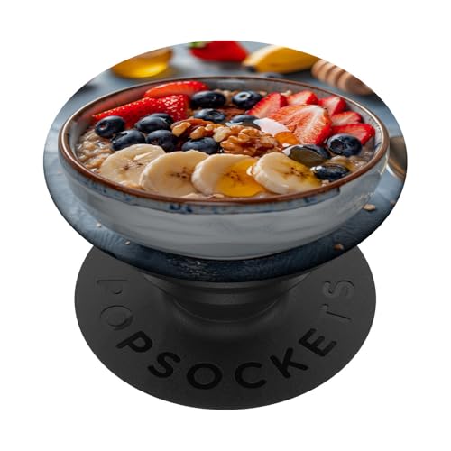 Müslischale Frühstück für morgendliche Essensliebhaber PopSockets Klebender PopGrip Müslischale Frühstück für morgendliche Essensliebhaber PopSockets Klebender PopGrip von Food Lover Accessoires