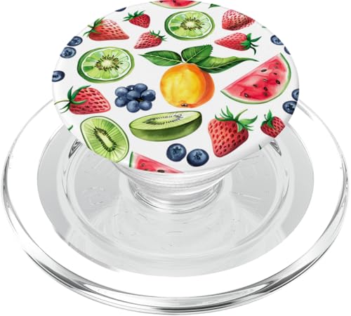 Obst Sommerbeeren Erdbeeren Zitrone Heidelbeere PopSockets PopGrip für MagSafe Obst Sommerbeeren Erdbeeren Zitrone Heidelbeere PopSockets PopGrip für MagSafe von Food Lover Accessoires