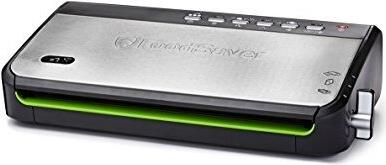 FoodSaver FFS005X Vakuumierer 0,5 mbar Schwarz, Edelstahl (FFS005x) von Foodsaver