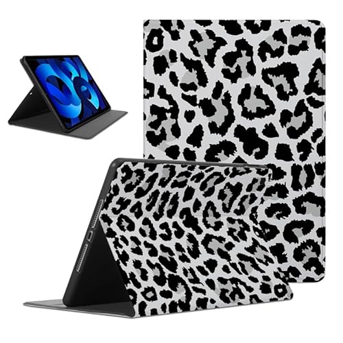 Foonary Hülle für iPad Air 5th Generation(2022)/ iPad Air 4th Generation(2020) 10,9", Ultra Dünn Tablet Schutzhülle mit Standfunktion PU Leder Stoßfeste Case Cover für iPad Air 5th/4th, Leopard 1 von Foonary