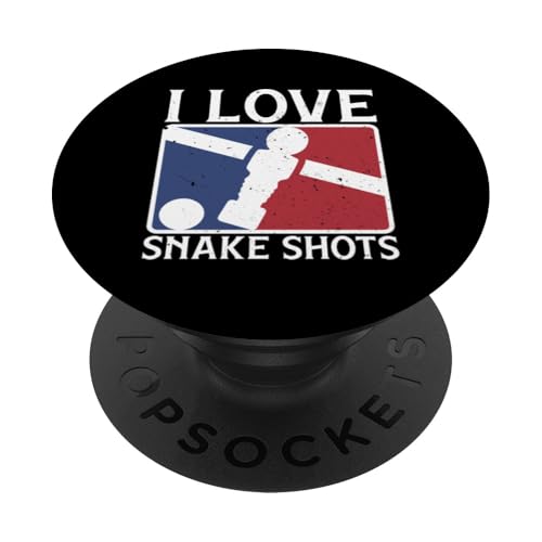 I Love Snake Shots Fun Foosball Tischfußball PopSockets Klebender PopGrip I Love Snake Shots Fun Foosball Tischfußball PopSockets Klebender PopGrip von Foosball Joke Funny Player Joke Gifts