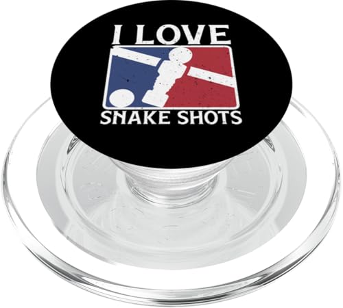I Love Snake Shots Fun Foosball Tischfußball PopSockets PopGrip für MagSafe I Love Snake Shots Fun Foosball Tischfußball PopSockets PopGrip für MagSafe von Foosball Joke Funny Player Joke Gifts