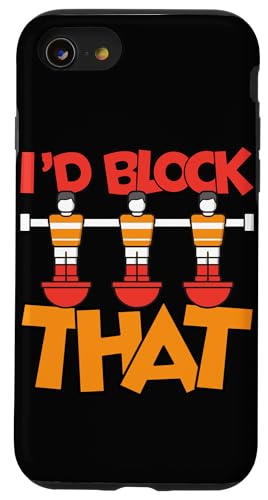 Ich würde das blockieren Hülle für iPhone SE (2020) / 7 / 8 von Foosball Joke Funny Player Joke Gifts