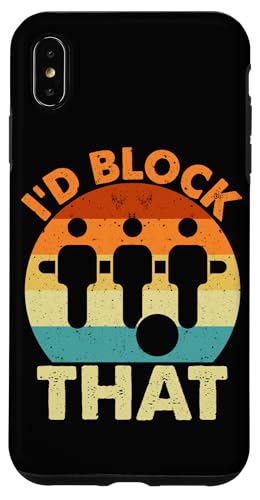 Ich würde das blockieren Hülle für iPhone XS Max Ich würde das blockieren Hülle für iPhone XS Max von Foosball Joke Funny Player Joke Gifts