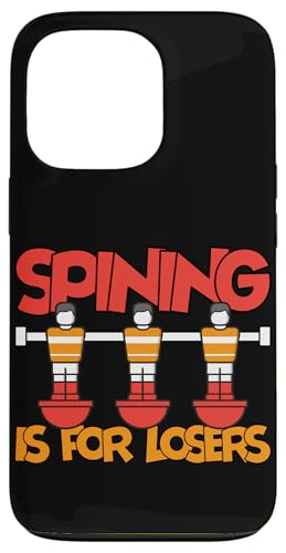 Spining ist für Verlierer Hülle für iPhone 13 Pro von Foosball Joke Funny Player Joke Gifts