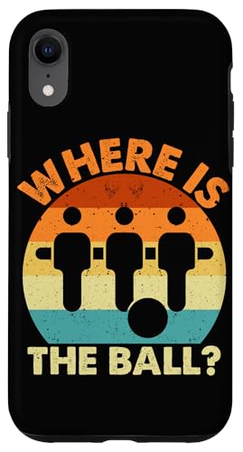 Wo ist der Ball? Hülle für iPhone XR von Foosball Joke Funny Player Joke Gifts