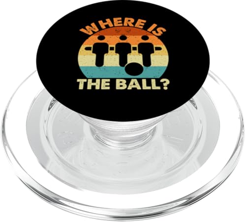 Wo ist der Ball? PopSockets PopGrip für MagSafe Wo ist der Ball? PopSockets PopGrip für MagSafe von Foosball Joke Funny Player Joke Gifts
