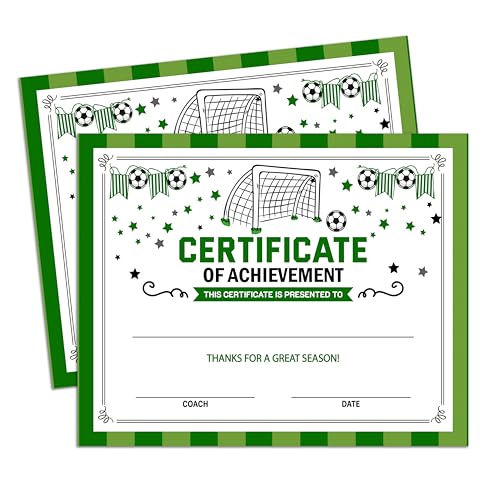 Fußball-Preis-Zertifikat, Sport-Leistungszertifikate für Kinder, Studenten, Anerkennungszertifikat für Fußballmannschaften, Sportzeremonie Award, 13 Fußball-Preis-Zertifikat, Sport-Leistungszertifikate für Kinder, Studenten, Anerkennungszertifikat für Fußballmannschaften, Sportzeremonie Award, 13 von Foosproea