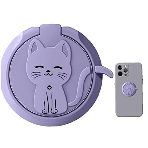 Handy-Ringhalter, niedliche Katze, 360-Grad-Drehung, Fingerring, Handyhalter, niedliche Handy-Griffbuchse, alle Smartphones und Tablets von Fopytu