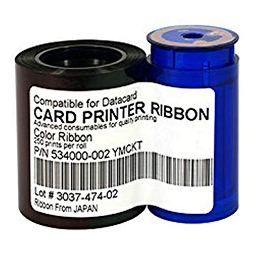 534000-002 Farbband für Datacard SD260 SD360 SP25 SP35 SP55 SP75 Plus-Kartendrucker 534000-002 Kompatibel mit YMCKT-Farbband 250 Bildern von For Zebra