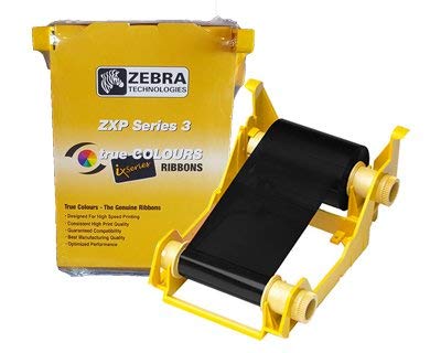 800033-301 Schwarzes Farbband für Zebra ZXP Series 3-Kartendrucker 2000 druckt einfarbiges Farbband Kompatibel mit 800033-301 von For Zebra