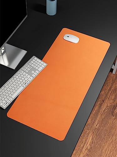 Forbell XXL Mauspad für Schreibtisch - Wildleder-Textur Schreibtischpad mit rutschfester Lederunterseite, strapazierfähige Arbeitsunterlage für Büro und Gaming von Forbell
