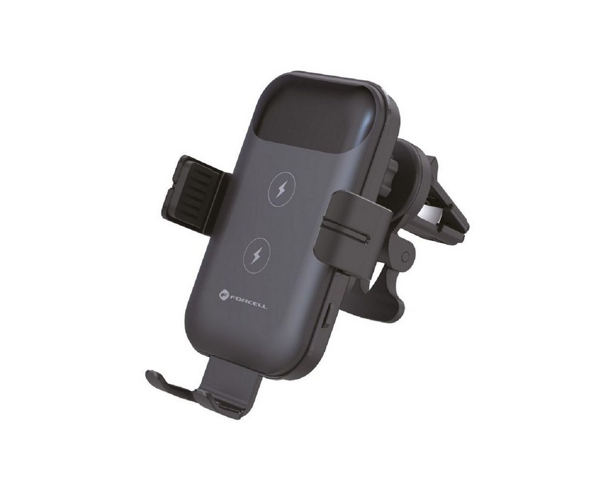 Forcell 15W Wireless Charging Autohalterung für das Lüftungsgitter Schwarz Smartphone-Halterung von Forcell