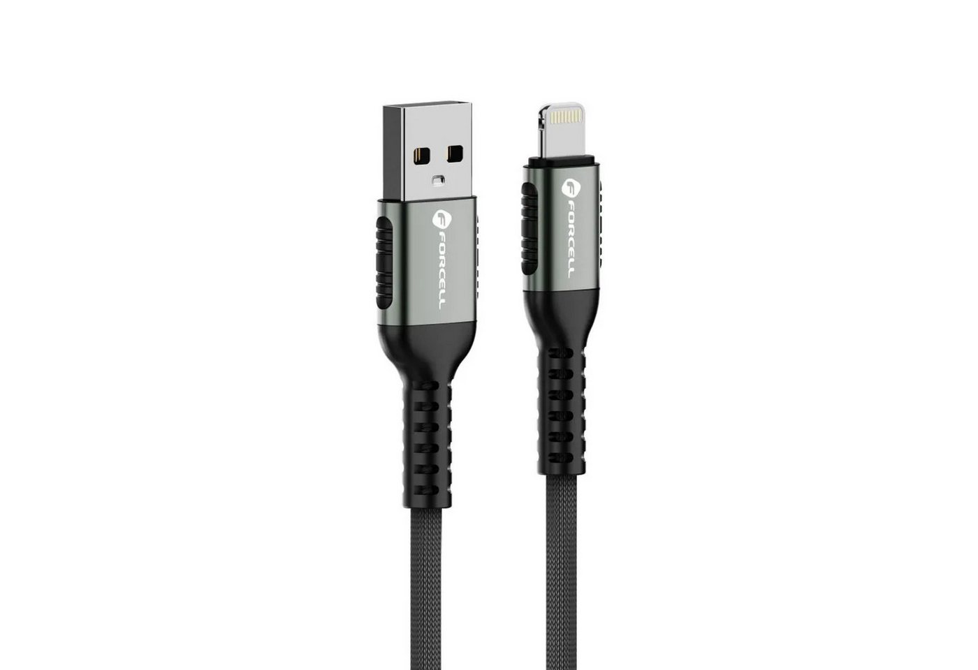 Forcell F-ENERGY C257 Kabel USB kompatibel mit iPhone 8-Pin 2,4A 12W 2 m USB-Kabel Forcell F-ENERGY C257 Kabel USB kompatibel mit iPhone 8-Pin 2,4A 12W 2 m USB-Kabel von Forcell
