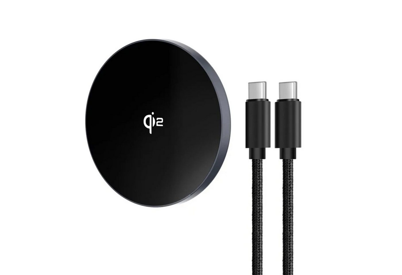 Forcell Kabelloses Ladegerät mit 150cm abnehmbarem Kabel für MagSafe 15W Smartphone-Ladegerät Forcell Kabelloses Ladegerät mit 150cm abnehmbarem Kabel für MagSafe 15W Smartphone-Ladegerät von Forcell