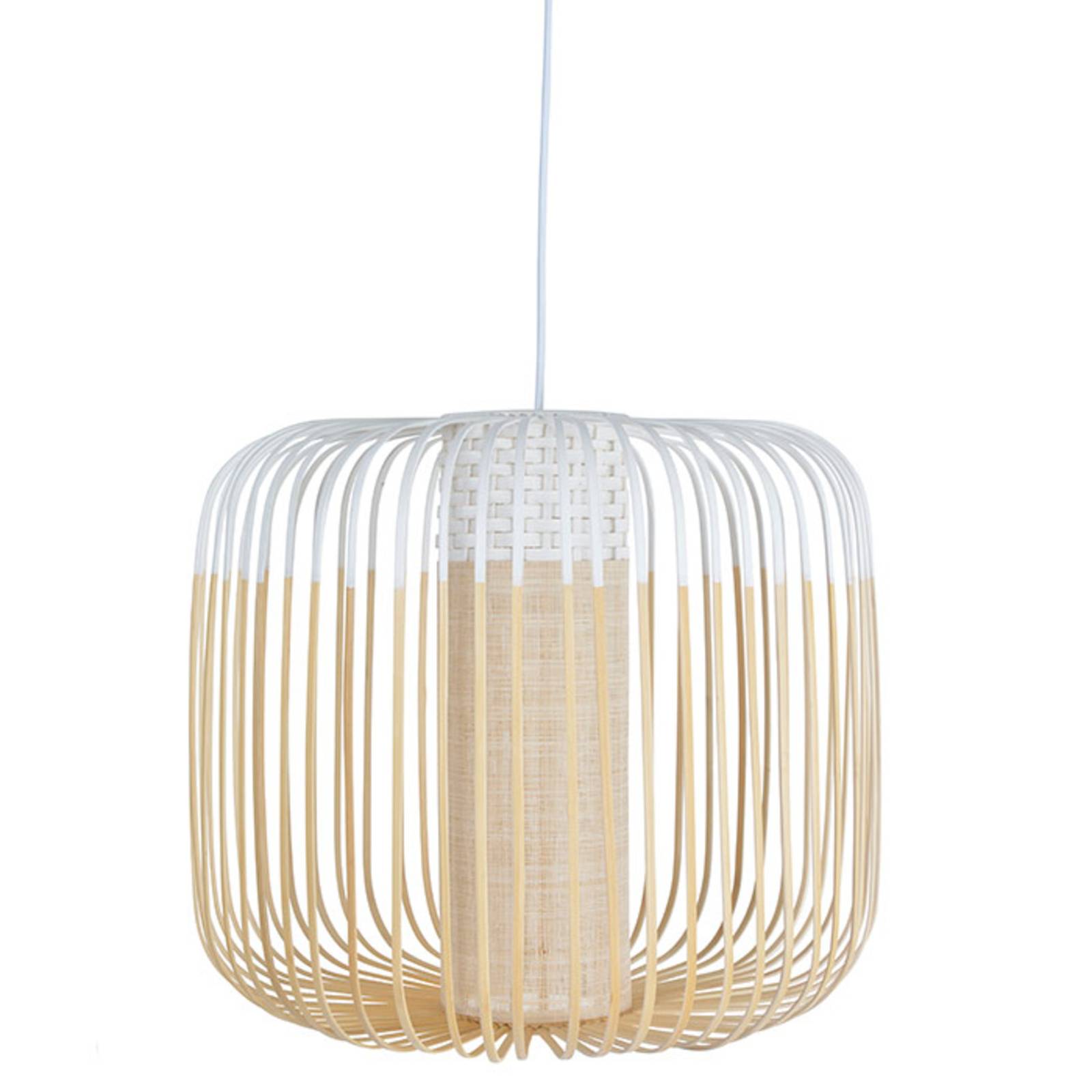 Forestier Bamboo Light M Pendellampe 45 cm weiß von Forestier