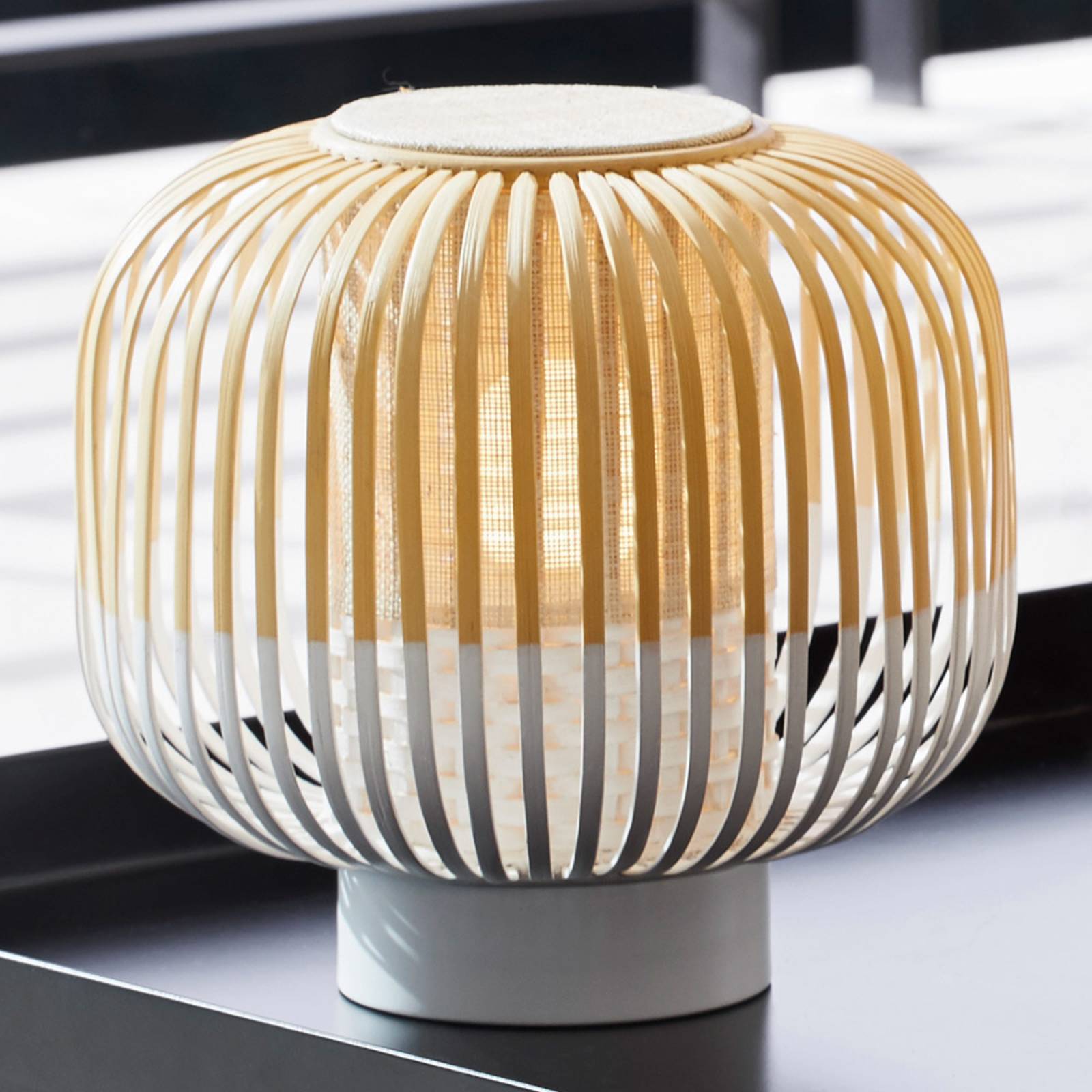 Forestier Bamboo Light S Tischlampe 24 cm weiß Forestier Bamboo Light S Tischlampe 24 cm weiß von Forestier