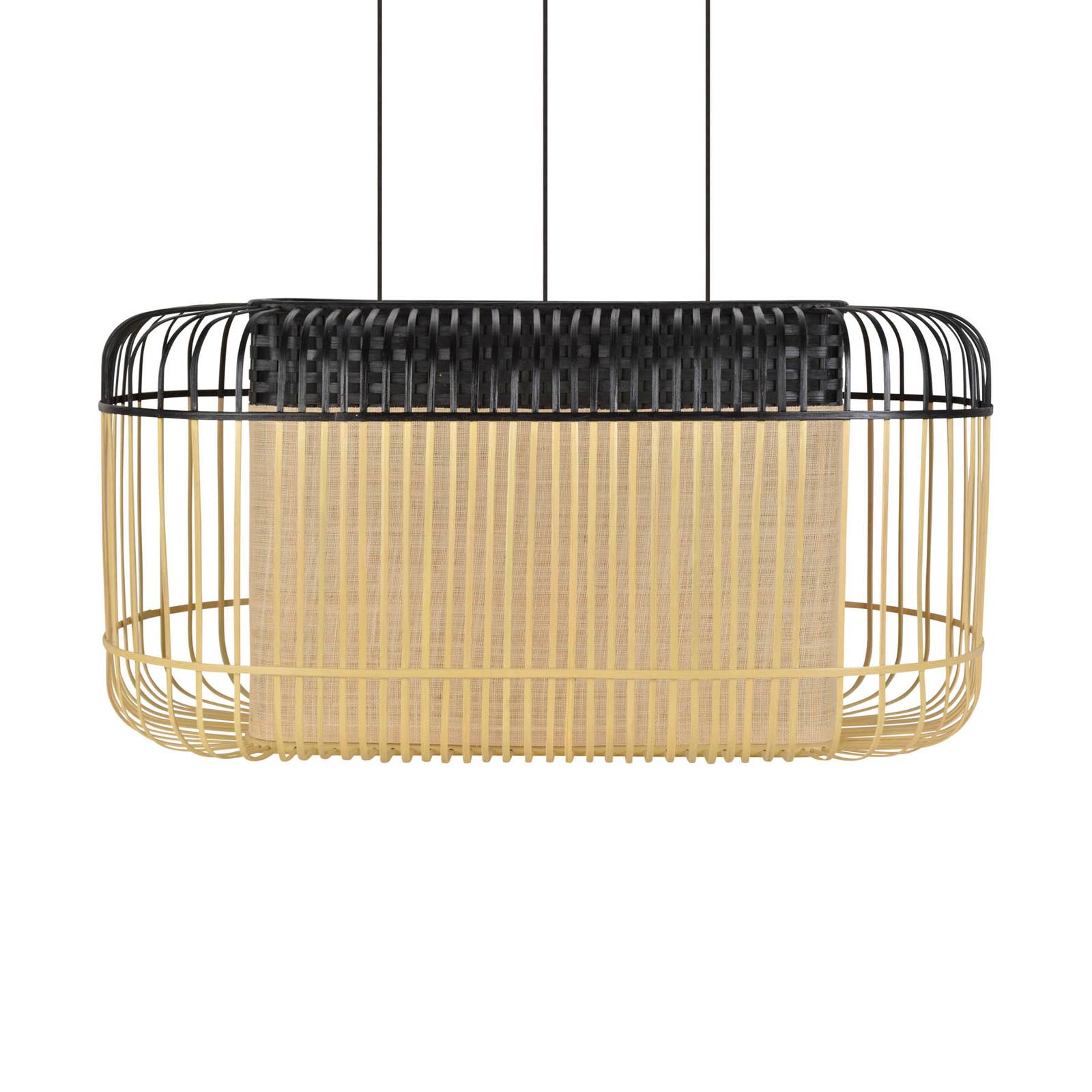 Forestier Bamboo oval XL Pendel schwarz/natur Forestier Bamboo oval XL Pendel schwarz/natur von Forestier