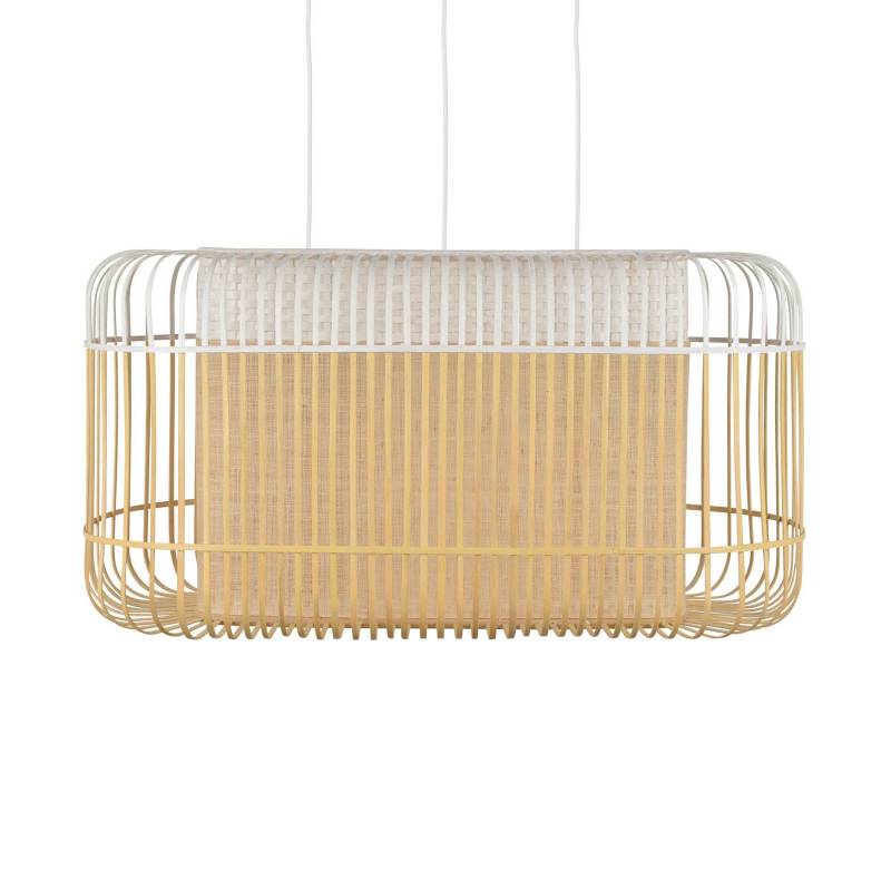 Forestier Bamboo oval XL Pendel weiß/natur von Forestier