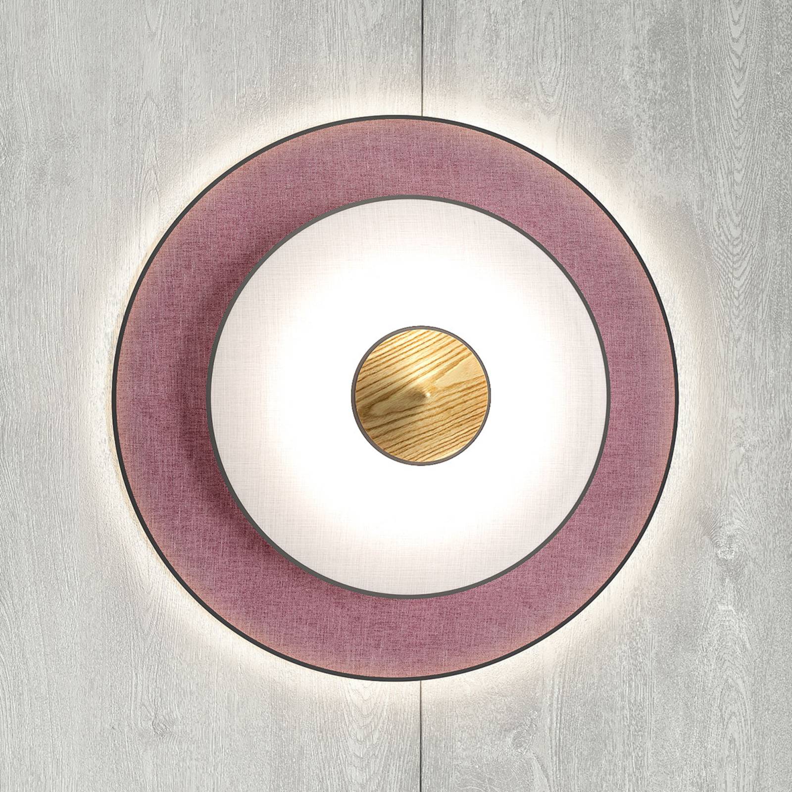Forestier Cymbal S LED-Wandleuchte, puderrosa Forestier Cymbal S LED-Wandleuchte, puderrosa von Forestier