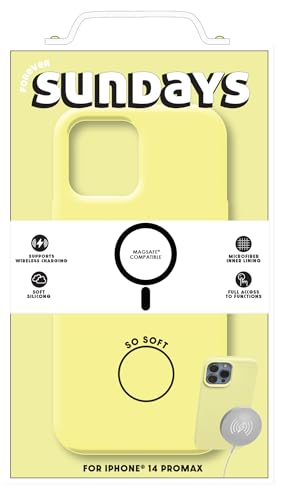Forever Sundays iPhone-Hüllen – weiches Silikon, MagSafe, Ständer, Abnehmbarer Gurt und 3-in-1-Schutz-Kits für iPhone 12/13/14 Modelle, schlanke, stoßfeste Hüllen mit Zugang zu Allen Anschlüssen und Forever Sundays iPhone-Hüllen – weiches Silikon, MagSafe, Ständer, Abnehmbarer Gurt und 3-in-1-Schutz-Kits für iPhone 12/13/14 Modelle, schlanke, stoßfeste Hüllen mit Zugang zu Allen Anschlüssen und von Forever Sunday's