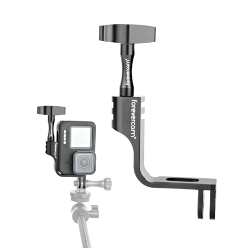 Aluminium-Adapter 90° L Form vertikal kompatibel mit Gopro Hero 13/12/11/10/9 Ellenbogenhalterung Aluminium-Adapter 90° L Form vertikal kompatibel mit Gopro Hero 13/12/11/10/9 Ellenbogenhalterung von Forevercam