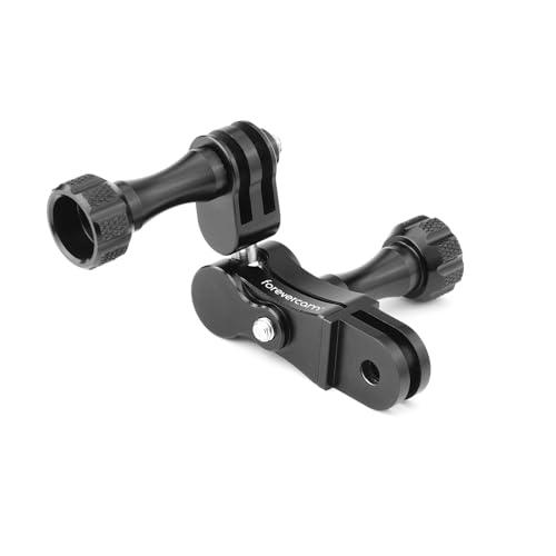 Aluminium Kugelgelenk Halterung Schwenkarm Halterung 360° Rotation Kompatibel für GoPro Max Hero 13,12,11,9, 8, 7, Fusion, DJI Osmo und mehr Action Kameras Aluminium Kugelgelenk Halterung Schwenkarm Halterung 360° Rotation Kompatibel für GoPro Max Hero 13,12,11,9, 8, 7, Fusion, DJI Osmo und mehr Action Kameras von Forevercam