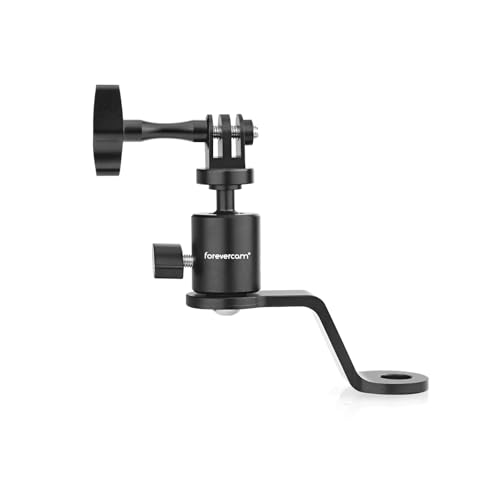 Aluminium Motorrad Rückspiegelhalterung 360 ° Drehung Metallhalterung Halterungsklemme Kompatibel für Gopro Max Hero 13/12/11/10/9/8/7/6/5, YI, AKASO, SJCAM, DJI Osmo und weitere Action-Kameras Aluminium Motorrad Rückspiegelhalterung 360 ° Drehung Metallhalterung Halterungsklemme Kompatibel für Gopro Max Hero 13/12/11/10/9/8/7/6/5, YI, AKASO, SJCAM, DJI Osmo und weitere Action-Kameras von Forevercam