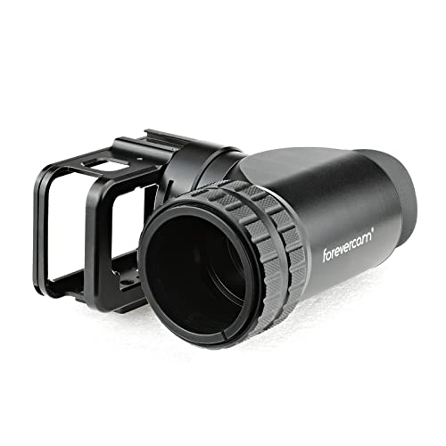 Forevercam Scope Side Kamera Shot Adapter Halterung (40–46 mm Okularhalterung) kompatibel mit GoPro 12/11/10/9 Black Action Kamera von Forevercam