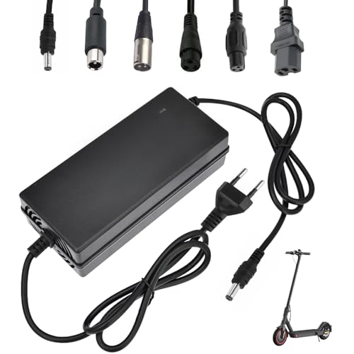 54.6V 2A Ladegeräte für Scooter, E Scooter Ladekabel, Hoverboard Ladekabel 48V Elektroroller Universal Lithium Batterie Ladegerät mit 6 Anschlüssen, für Elektrofahrräder Akkuladung, EU Ladegerät 54.6V 2A Ladegeräte für Scooter, E Scooter Ladekabel, Hoverboard Ladekabel 48V Elektroroller Universal Lithium Batterie Ladegerät mit 6 Anschlüssen, für Elektrofahrräder Akkuladung, EU Ladegerät von Foreverup