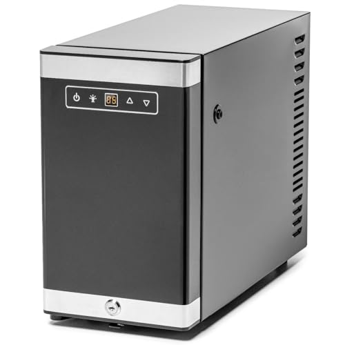 Forgast Canario Cafe Milchkühlschrank CC712, Für Kaffeemaschine, Professioneller Milchkühlschrank, Präzise Kühlung, Milchfrische, Große Kapazität, Kompaktes Design, Für Cafés, Restaurants und Büro von Forgast