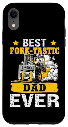 Gabelstaplerfahrer: Best Fork-Tastic Dad Ever Hülle für iPhone XR Gabelstaplerfahrer: Best Fork-Tastic Dad Ever Hülle für iPhone XR von Forklift Truck Designs For Forklift Operators