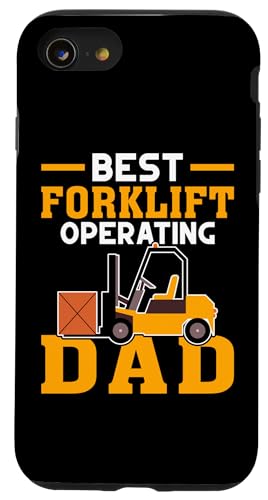 Gabelstaplerfahrer: Bester Gabelstaplerbetrieb Papa Hülle für iPhone SE (2020) / 7 / 8 von Forklift Truck Designs For Forklift Operators