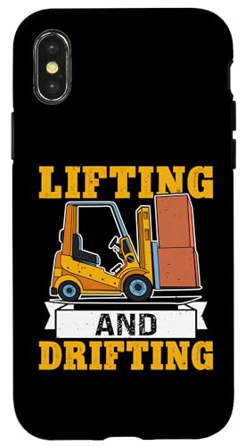 Gabelstaplerfahrer: Heben und Driften Hülle für iPhone X/XS von Forklift Truck Designs For Forklift Operators