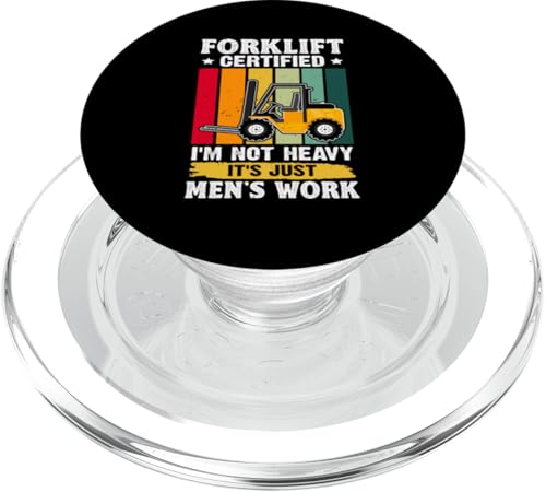 Gabelstaplerfahrer: Ich bin nicht schwer, es ist nur Männerarbeit PopSockets PopGrip für MagSafe Gabelstaplerfahrer: Ich bin nicht schwer, es ist nur Männerarbeit PopSockets PopGrip für MagSafe von Forklift Truck Designs For Forklift Operators
