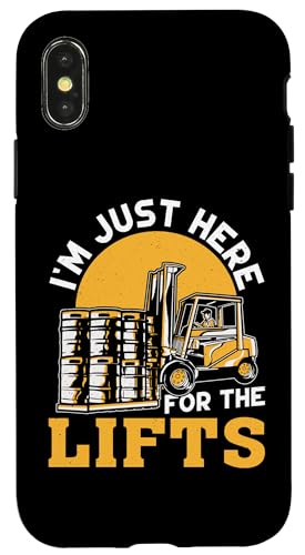 Gabelstaplerfahrer: Ich bin nur für die Aufzüge da Hülle für iPhone X/XS Gabelstaplerfahrer: Ich bin nur für die Aufzüge da Hülle für iPhone X/XS von Forklift Truck Designs For Forklift Operators