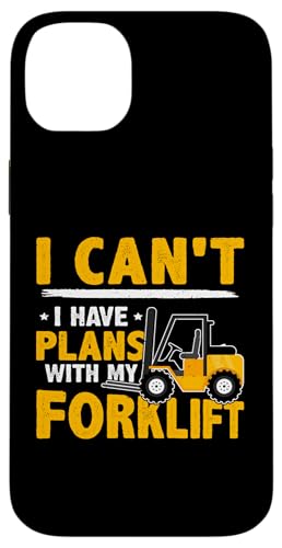 Gabelstaplerfahrer: Ich kann nicht - ich habe Pläne mit meinem Gabelstapler Hülle für iPhone 14 Plus von Forklift Truck Designs For Forklift Operators