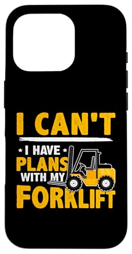 Gabelstaplerfahrer: Ich kann nicht - ich habe Pläne mit meinem Gabelstapler Hülle für iPhone 16 Pro Gabelstaplerfahrer: Ich kann nicht - ich habe Pläne mit meinem Gabelstapler Hülle für iPhone 16 Pro von Forklift Truck Designs For Forklift Operators
