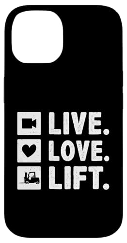 Gabelstaplerfahrer: Live. Liebe. Aufzug. Hülle für iPhone 14 Gabelstaplerfahrer: Live. Liebe. Aufzug. Hülle für iPhone 14 von Forklift Truck Designs For Forklift Operators