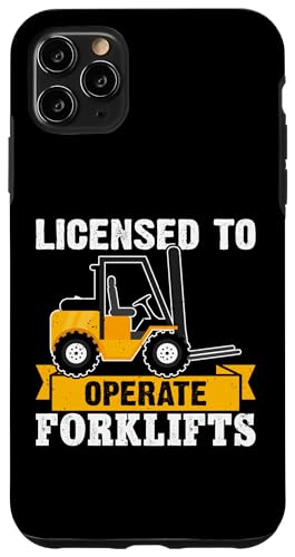Gabelstaplerfahrer: Lizenziert zum Betrieb von Gabelstaplern Hülle für iPhone 11 Pro Max Gabelstaplerfahrer: Lizenziert zum Betrieb von Gabelstaplern Hülle für iPhone 11 Pro Max von Forklift Truck Designs For Forklift Operators
